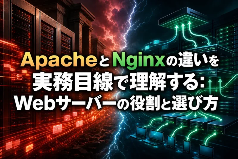 ApacheとNginxの違いを実務目線で理解する：Webサーバーの役割と選び方