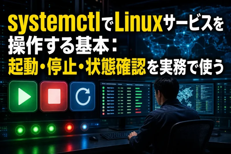 systemctlでLinuxサービスを操作する基本：起動・停止・状態確認を実務で使う