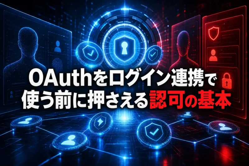 OAuthをログイン連携で使う前に押さえる認可の基本