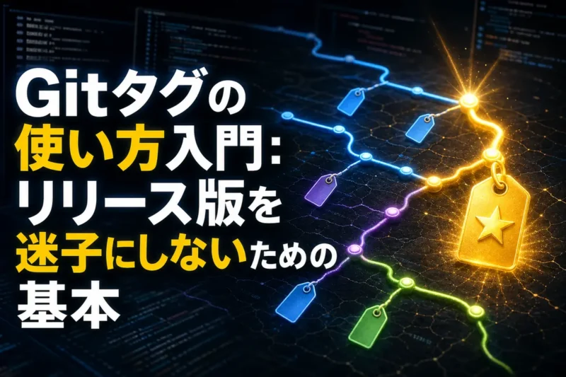 Gitタグの使い方入門：リリース版を迷子にしないための基本